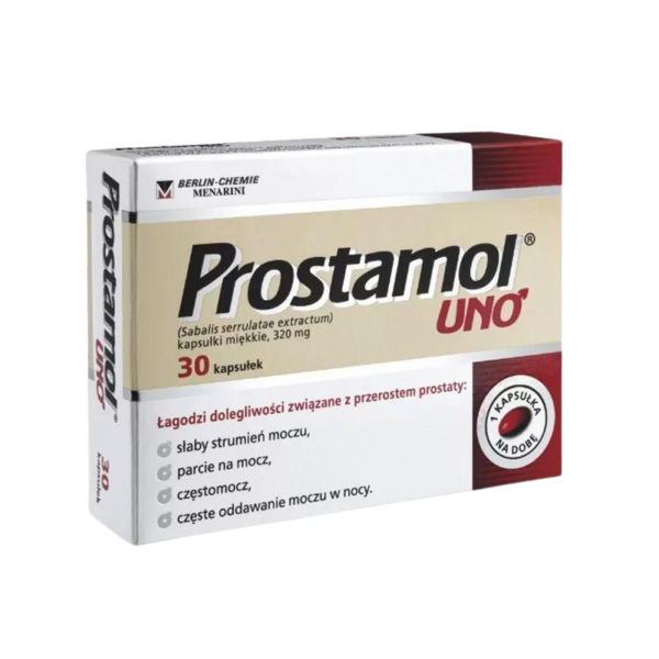 ox of Prostamol UNO, 30 softgel capsules for prostate health