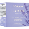 Box of Soraya Lavender Essence 60+ regenerating day and night cream featuring lavender artwork and product details